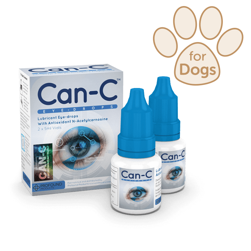 Can-C Dog Eye Drops Dog Cataract Eye Drops With N-Acetylcarnosine Normalize  Cataract Impairment In Older Dogs Refreshing Ophthalmic Treatment